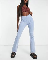 New Look - V Shaped 90's Wash Flared Jeans - Lyst