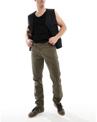 Vans - Pantalones Chinos Tostados De Corte Slim De Authentic-Marrón - Lyst