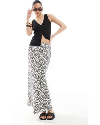 New Look - – asymmetrisch geschnittener midirock aus em satin - Lyst