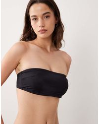 ASOS - Fuller Bust Maya St Lucia Bandeau Bikini Top With Hidden Underwire - Lyst
