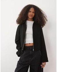 New Look - Zip Through Jacket - Lyst