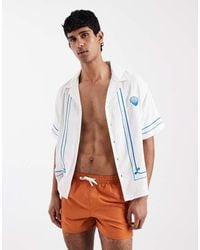 Aray - Embroidered Revere Beach Shirt - Lyst