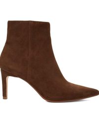 Dune - Obsessively Suede Ankle Boot Heels - Lyst