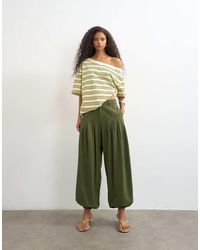 TOPSHOP - Deep Yoke Balloon Trouser - Lyst