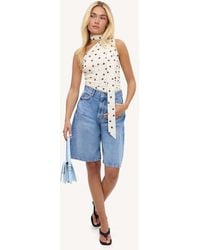 Loavies - Painted Skies Off- Top With Polka Dots - Lyst