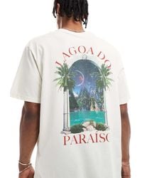 Jack & Jones - Oversized T-shirt With Lake Back Print - Lyst