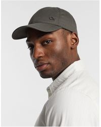 Calvin Klein Rubber Mens Re-issue Baseball Cap Black, Black for Men - Lyst