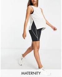Reebok - Training maternity – lux 2.0 – legging-shorts - Lyst