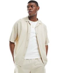 Pull&Bear - Camicia Color Sabbia - Lyst