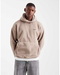 Levi's - Sudadera Con Capucha Y Logo A Tono De Borreguito De -Neutro - Lyst