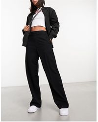 Monki - High Pull-on Flare Trousers - Lyst