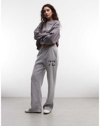 Nike - Studio Fleece Mid Rise Open Hem Joggers - Lyst