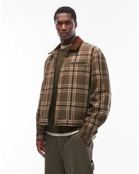 ASOS - Check Workwear Jacket - Lyst