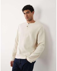 SELECTED - T-Shirt Serafino A Maniche Lunghe - Lyst