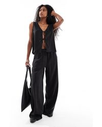 Vero Moda - Fluid Wide Leg Trouser Co-ord - Lyst