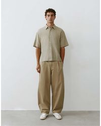 Pull&Bear - Baggy-hose mit abnähern - Lyst