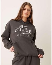 New Balance - Trackside Fleece Hoodie - Lyst