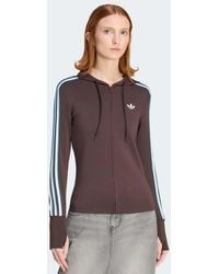 adidas Originals - Jack Met Trefoil-Logo, Rits En Capuchon - Lyst
