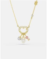 Swarovski - Idyllia Pendant, Mixed Cuts, Heart, Key, -Tone Plated - Lyst