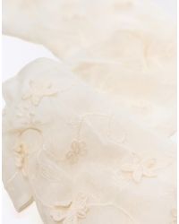 Bershka - Embroidered Neck Scarf - Lyst