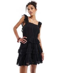Miss Selfridge - Beach Premium Cheesecloth Playsuit - Lyst