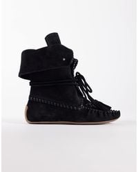 Bronx - Savann-A Fringe Lace Up Ankle Boots - Lyst
