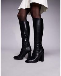 Forever New - Block Heel Knee High Boots - Lyst