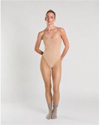 agon® - Square Neck Bodysuit - Lyst