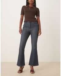 ASOS - Cropped Kick Flare Jean - Lyst