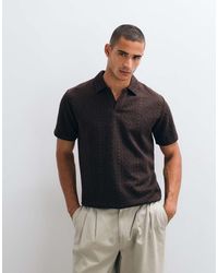 Brave Soul - Knit Trophy Neck Polo Top - Lyst