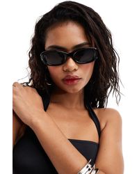 Aire - Calisto - occhiali da sole ovali neri - Lyst