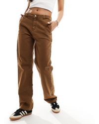 Carhartt - Pantalones marrones - Lyst