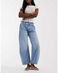 ONLY - Avona Mid Rise Barrel Jeans - Lyst