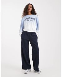Hollister - Wide Leg joggers With Heart Pocket Detail - Lyst