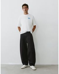 Pull&Bear - Darted baggy Trousers - Lyst