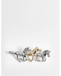 ASOS - Tie Pin With Horse Design - Lyst