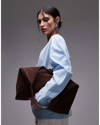 & Other Stories - Grote Suède Tote Tas - Lyst