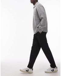 TOPMAN - Smart Tapered Trousers - Lyst