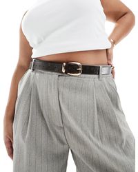 ASOS - Asos design curve - cintura da jeans per vita e fianchi scuro slavato - Lyst