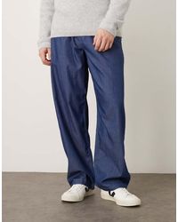 ASOS - Loose Straight Fit Pants - Lyst