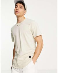 Only & Sons - Longline Curve Hem T-Shirt - Lyst