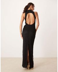 Pretty Lavish - – hochgeschlossenes maxikleid aus spitze - Lyst