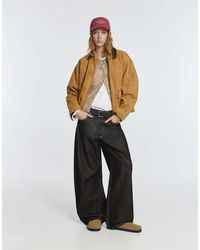 Pull&Bear - Barrel Jeans With Stars - Lyst