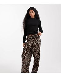 Only Petite - Pull On Loose Fit Trousers - Lyst
