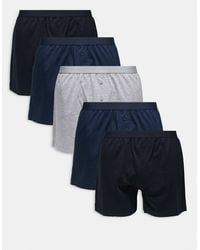 ASOS - 5 Pack Jersey Boxer - Lyst