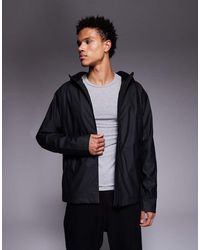 ASOS - Rubberised Jacket With Borg Lining - Lyst