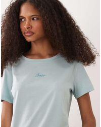 BOSS - T-Shirt With Logo Script - Lyst