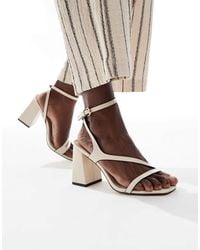 Raid - Aubrey Block Heeled Sandals - Lyst