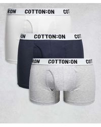 Cotton On - 3 Pack Boxers - Lyst