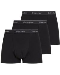Calvin Klein - Icon Cotton Stretch 3 Pack Darted Trunk - Lyst